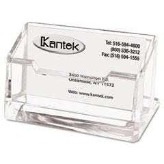 Acrylic Business Card Holder, Capacity 80 Cards, Clear -