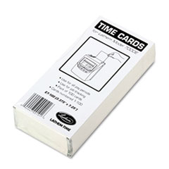 Time Card for Lathem Model
7000E, Numbered 1-100,
Two-Sided, 100/Pack -
CARD,TIME,F/7000E,100/PK