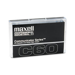 Standard Dictation/Audio
Cassette, Normal Bias, 60
Min. (30 x 2) -
CASSETTE,AUD,60 MINUTE