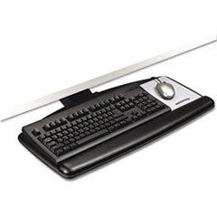 Easy Adjust Keyboard Tray,
25-1/2 x 11-1/2, Black -
PLATFORM,EASY ADJUST,BK