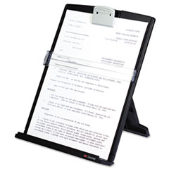 Fold-Flat Freestanding
Desktop Copyholder, Plastic,
150 Sheet Capacity, Black -
COPYHOLDER,DESKTOP,BK