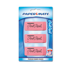 Pink Pearl Eraser, Large - ERASER,PENCL,PK PR,3/PK