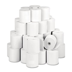 Single-Ply Thermal Cash Register/POS Rolls, 3-1/8&quot; x
