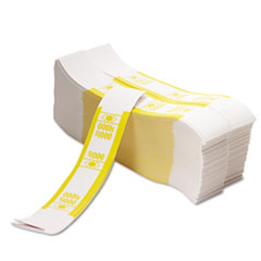 Color-Coded Kraft Currency
Straps, $10 Bill, $1000,
Self-Adhesive, 1000/Pack -
STRAP,BILL,ADHS,$1000,YW