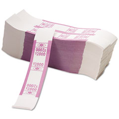 Color-Coded Kraft Currency
Straps, $20 Bill, $2000,
Self-Adhesive, 1000/Pack -
STRAP,BILL,ADHS,$2000,VL