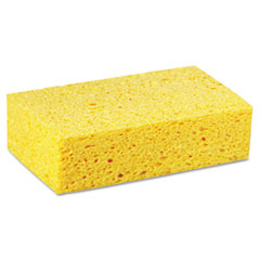 Large Cellulose Sponge, 4 3/10 x 7 4/5, Yellow -