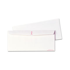 Breast Cancer Awareness
Envelope, Contemporary, #10,
White/Pink Ribbon -
ENVELOPE,#10 REG BCA,WE
