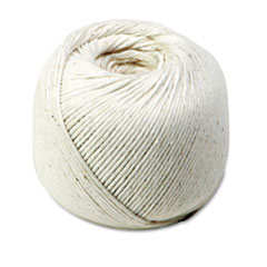 White Cotton 10-Ply (Medium) String in Ball, 475 Feet -