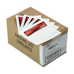 Top-Print Self-Adhesive
Packing List Envelope, 5 1/2&quot;
x 4 1/2&quot;, 1000/Carton -
ENVELOPE,PKLST,TOP,1M/CT