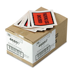 Full-Print Self-Adhesive
Packing List Envelope,
Orange, 5 1/2 x 4 1/2,
1000/Box -
ENVELOPE,PKLST,FUL,1M/CT