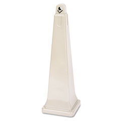 GroundsKeeper Cigarette Waste
Collector, Pyramid,
Plastic/Steel, Beige - C-36&quot;
GROUNDSKEEPER, BE