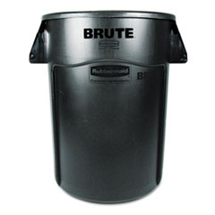 Brute Vented Trash
Receptacle, Round, 44 gal,
Black - C-44 GALLON UTILITY
CONTAINER BLACK