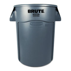 Brute Vented Trash
Receptacle, Round, 44 gal,
Gray - C-44 GALLON UTILITY
CONTAINER GRAY