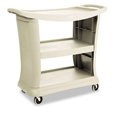 Executive Service Cart,
3-Shelf, 20-1/3w x 38-9/10d,
Platinum - UTLTY CRT 3 SHLF
PLAT 1