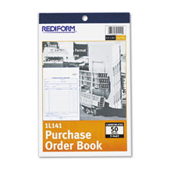 Purchase Order Book, 5 1/2 x
7 7/8 Bottom Punch,
Three-Part Carbonless, 50
Forms - BOOK,#PO NCR
5.5X7-7/8TRI