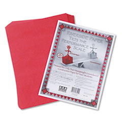 Riverside Construction Paper, 76 lbs., 9 x 12, Holiday Red,