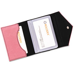 Resilient Personal Card Case,
Faux Leather, 3-1/2 x 2-1/2,
Pink - CASE,PERSONAL 36CT
CD,PK