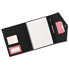 Journal, Spiral Notebook,
Faux Leather, Snap Close,
File Pocket, Resilient Pink -
PADHOLDER,ENV JOURNAL,PK