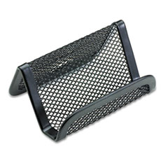 Mesh Business Card Holder, Capacity 50 2 1/4 x 4 Cards,