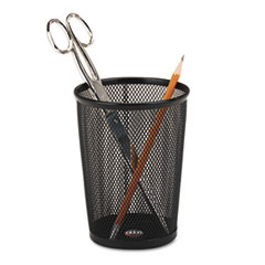 Nestable Jumbo Wire Mesh Pencil Cup, 4 3/8 dia. x 5