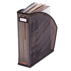 Standard Rolled Mesh Steel
Magazine File, 5 1/2 x 10 3/8
x 11 4/5, Black -
FILE,MAGAZINE,MESH,BK