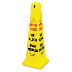 Four-Sided Wet Floor Yellow
Safety Cone, 12-1/4 x 12-1/4
x 36h - C-36&quot; FLOOR
CONE&quot;CAUTIOWET FLOOR&quot;
ENGLSH/SPANSH