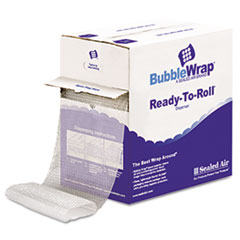Bubble Wrap, Cushion Bubble
Roll, 1/2&quot; Thick, 12&quot; x 65ft
- WRAP,BUBBLE ROLL,CLR