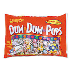 Dum-Dum-Pops, Assorted
Flavors, Individually
Wrapped, 300/Pack - CANDY,DUM
DUM POPS