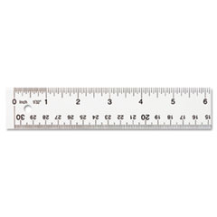 See Through Acrylic Ruler,
12&quot;, Clear -
RULER,ACRYLIC,12IN,METRIC