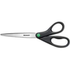 KleenEarth Recycled Scissors, Black, 9&quot; - SCISSORS,STNLSS
