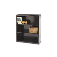 Metal Bookcase, 3 Shelves,
34-1/2w x 13-1/2d x 40h,
Black - BOOKCASE,STL,3
SHF,40H,BK