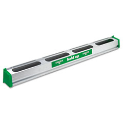 Hold Up Aluminum Tool Rack,
36&quot;, Green/Silver - C-HOLD
UP, TOOL HOLDER 36&quot;