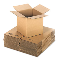 Corrugated Kraft Fixed-Depth
Shipping Carton, 12w x 12l x
12h, Brown - BOX,12X12X12
CORRUG,BRKR
