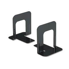 Economy Bookends, Nonskid, 4
3/4 x 5 1/4 x 5, Heavy Gauge
Steel, Black -
BOOKEND,NONSKID,5&quot;H,BK