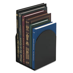 Bookends, Magnetic, 6 x 5 x 7, Metal, Black -