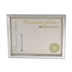 Plastic Document Frame, for 8
1/2 x 11, Easel Back,
Metallic Silver -
FRAME,8.5X11,DOCUMNT,MLSV