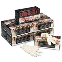 XT Premium Latex Disposable Gloves, Powder-Free, Medium -