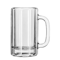 Glass Mugs and Tankards,
Paneled Mug, 16oz, 6 1/8&quot;
Tall - 16 OZ PANELED MUG(12)