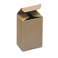 3 x 3 x 4&quot; Kraft Reverse Tuck Folding Carton (500/case)