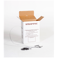HANDY STRAP KITS, INCLUDES
1/2&quot; X 3000&#39; POLY STRAPPING,
300 WIRE BUCKLES, TENSIONER