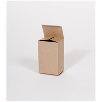 2 1/2 x 2 1/2 x 8&quot; Kraft Reverse Tuck Folding Carton
