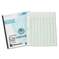 Accounting Pad, Eight Six-Unit Columns, 8-1/2 x 11,