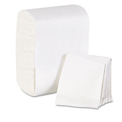 Low Fold Dispenser Napkins, 7 x 12, White - C-TIDYNAP