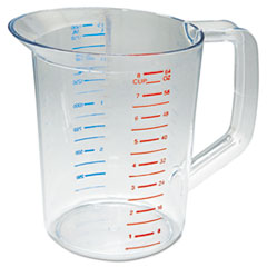 Bouncer Measuring Cup, 2qt, Clear - C-2 QT MEASURING CUP