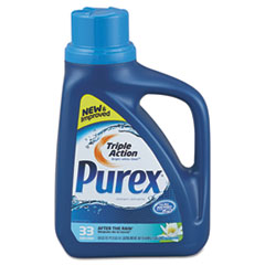 Liquid HE Detergent, After
the Rain Scent, 50 oz. Bottle
- PUREX 2X ULTRA CONC LNDRY
DET HE 50OZ ORIG 6