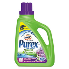 Natural Elements HE Liquid
Detergent, Lavender, 3.1 qt.
Bottle - PUREX LNDRY DET HE
100OZ LILAC/WHI LAVENDER 4