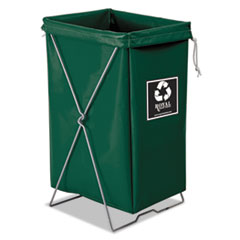 Enviro Hamper, 30 gal,
Steel/Vinyl, Green, 15 x 16 x
30 - C-HMPR ENVRO 30GL GRE 1