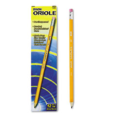 Oriole Woodcase Presharpened Pencil, HB #2, Yellow Barrel,