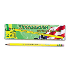 Woodcase Pencil, B #1, Yellow Barrel, Dozen -