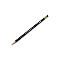 Woodcase Pencil, HB #2, Black Barrel, Dozen -